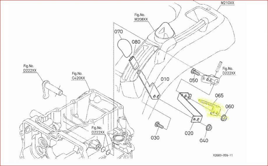 Bx Pto Engaugement Lever Safety Switch Orangetractortalks Everything Kubota