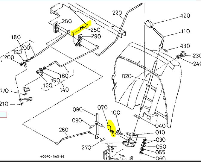 B7300 not return to idlethrottle linkage OrangeTractorTalks