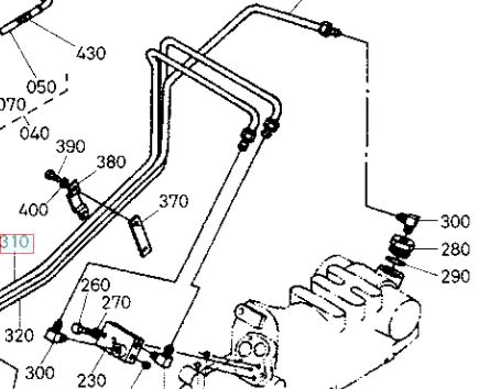 L2500 - loader installation - hydraulics connection
