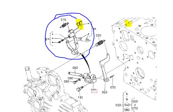 d905e-injector-pump-governor-springs-and-linkage-arms-40-off