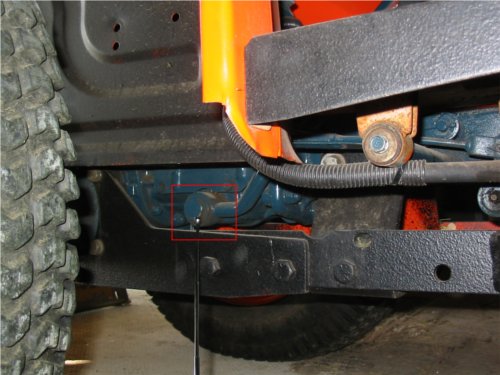 Suction Line Bolt Owners of B series models will have to remove this bolt holding the suction line against the transmission.
