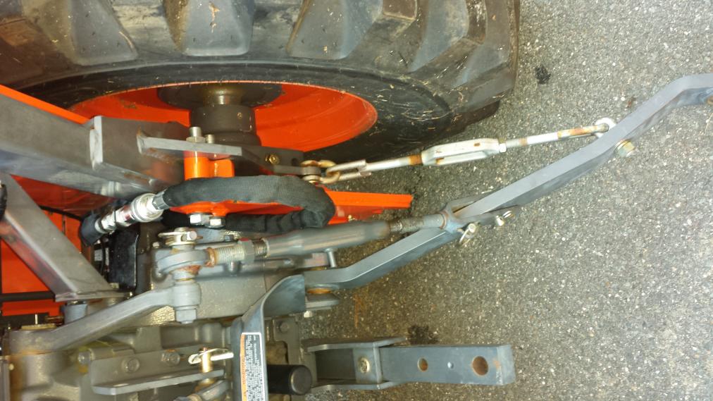 attaching a woods backhoe to subframe - OrangeTractorTalks - Everything ...