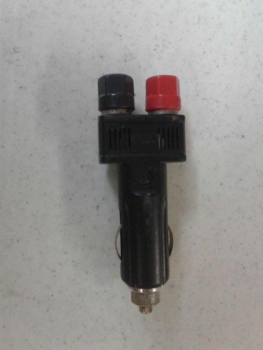 Heavy Duty Cigarette Lighter Plug with Binding Post