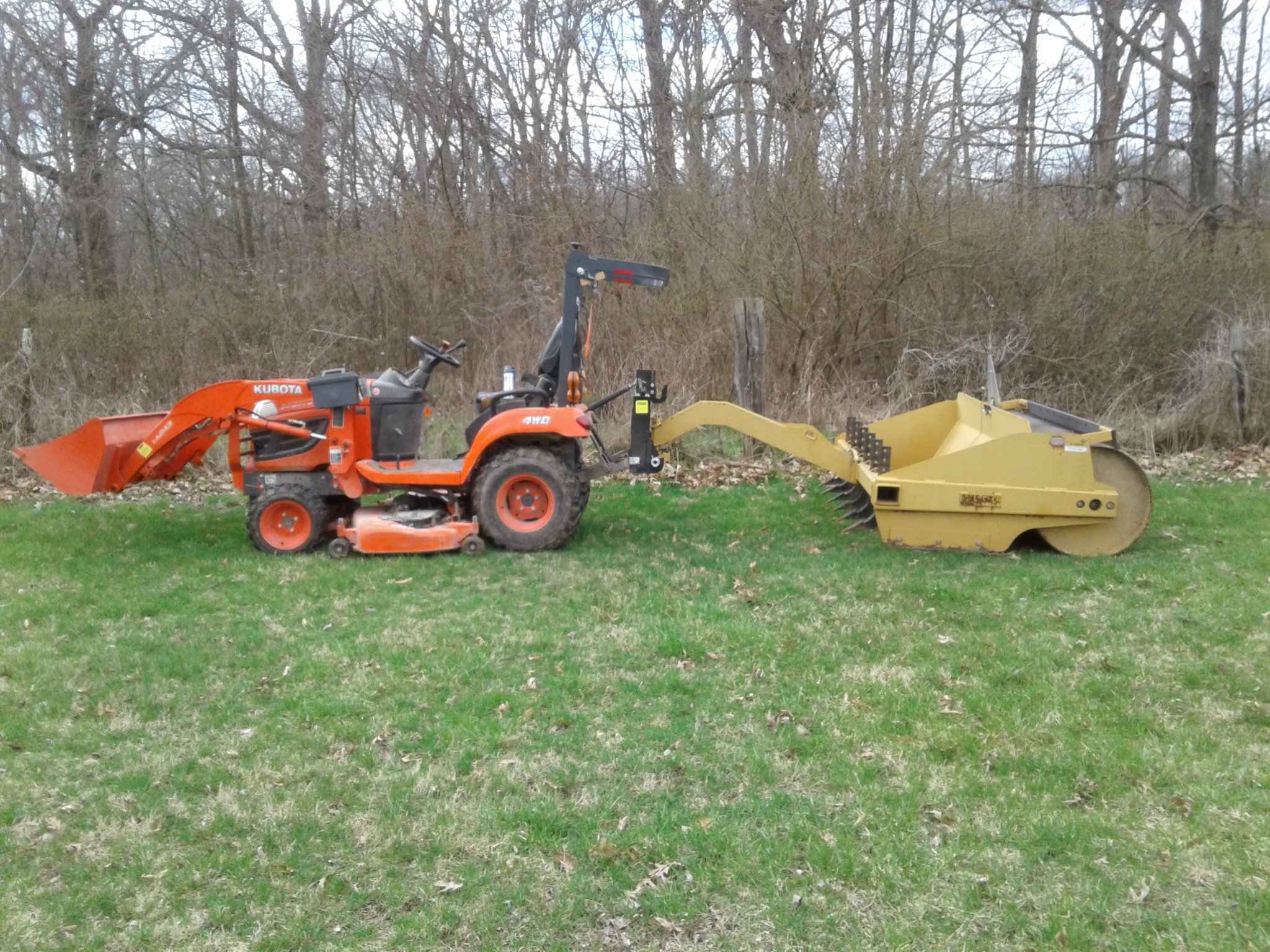 Switching From 2WD to 4WD on the Kubota BX2380