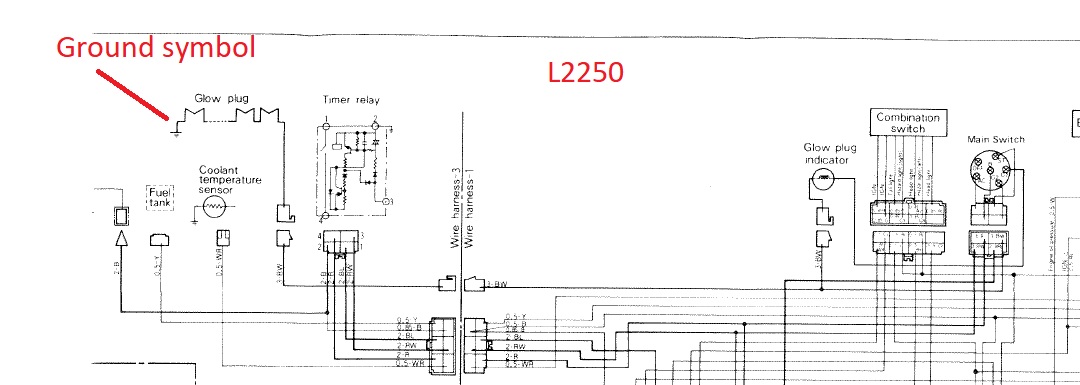L2250 glow plug issue | OrangeTractorTalks - Everything Kubota Kubota RTV 900 Wiring Diagram Orange Tractor Talk