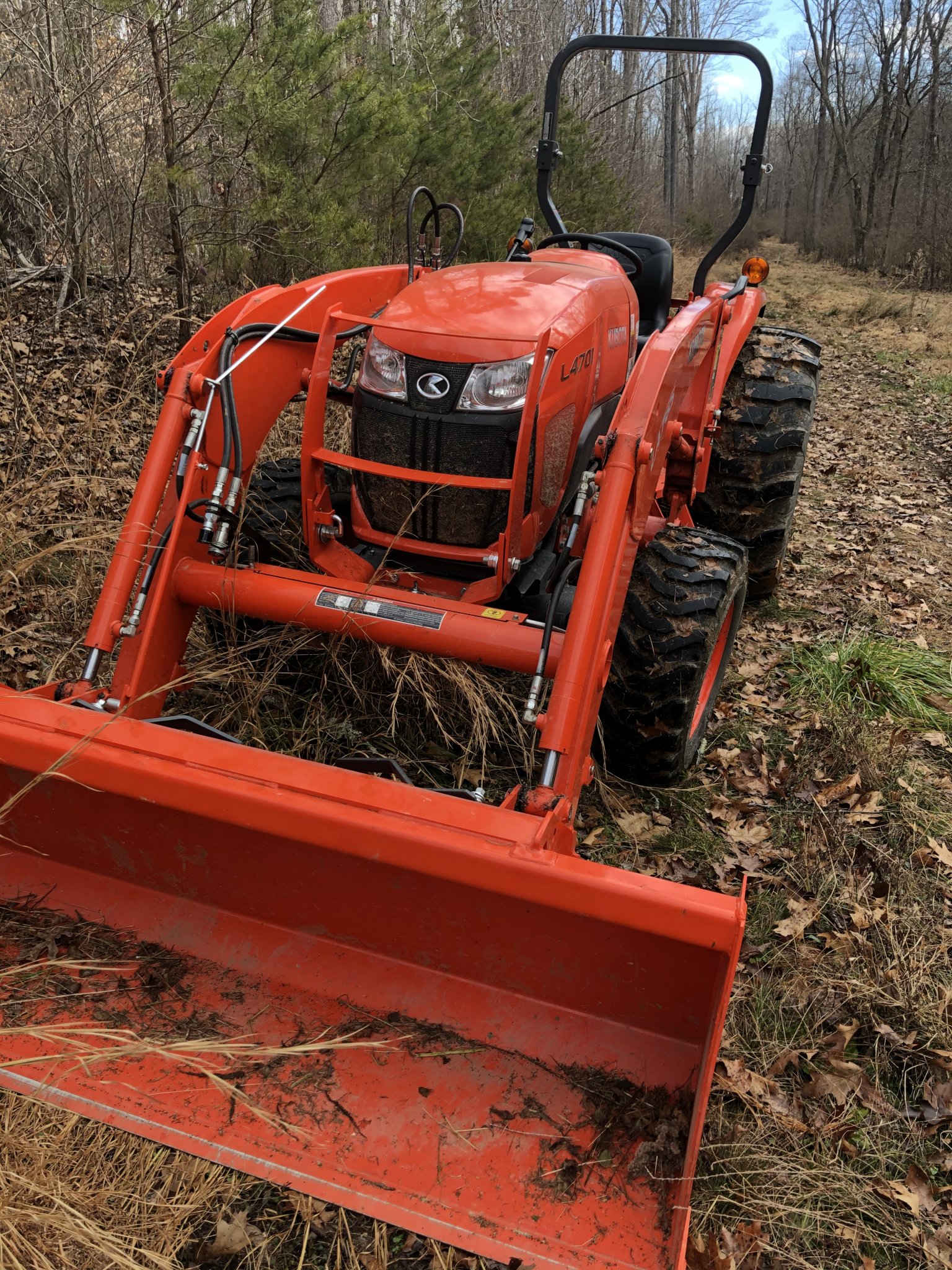 Bucket level indicator OrangeTractorTalks Everything Kubota
