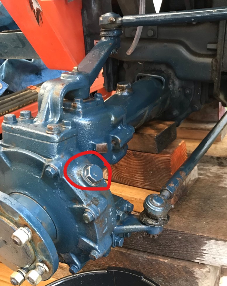 Kubota L185 DT front axle oil change OrangeTractorTalks Everything