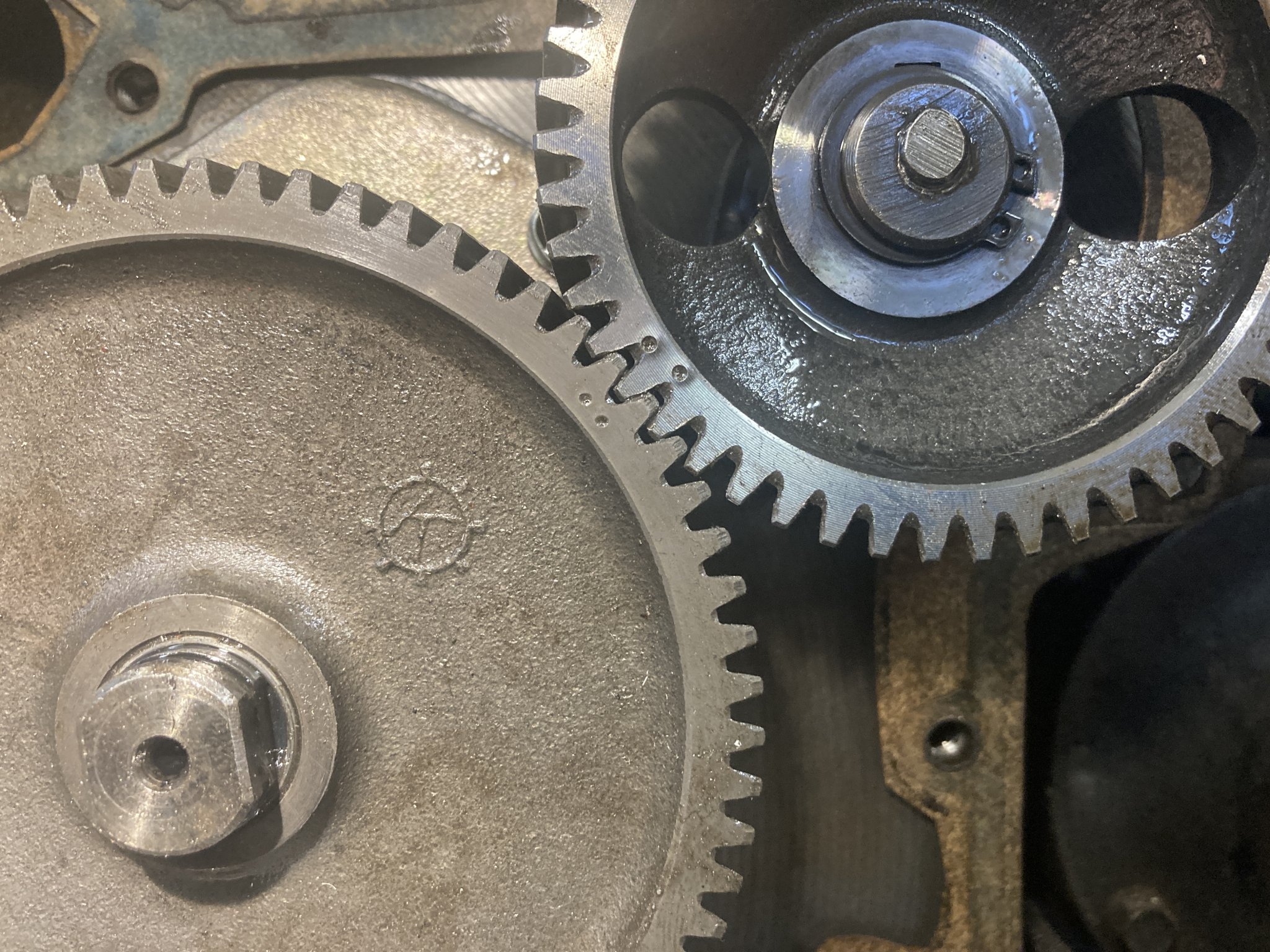 D950 timing marks orangetractortalks everything kubota