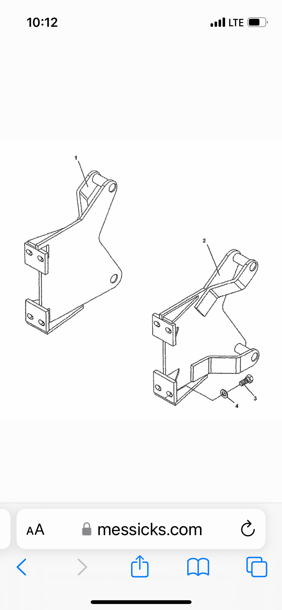 WTB backhoe half mounting kit to connect Bradco 611 to M7060 OrangeTractorTalks Everything