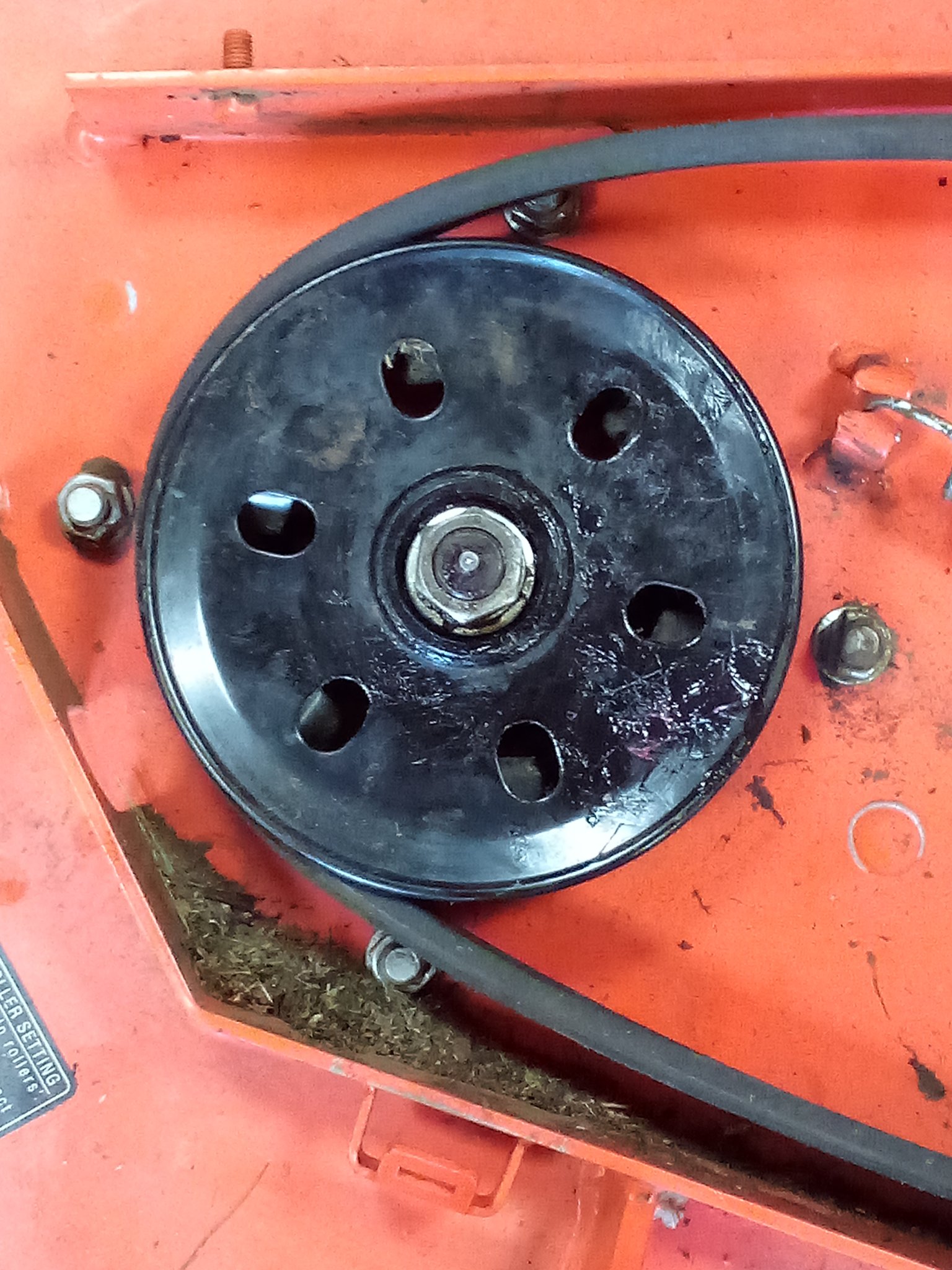 ZD1211 zero turn mower deck pulley mystery OrangeTractorTalks