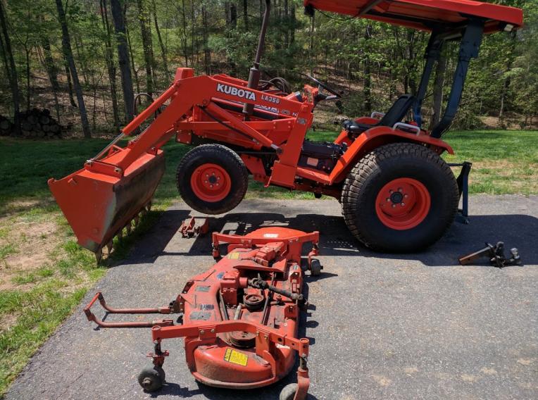 Mid Mount Mower or 3 pt B2150 OrangeTractorTalks Everything Kubota