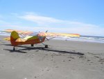 Kip and my plane at longbeach wa.jpg